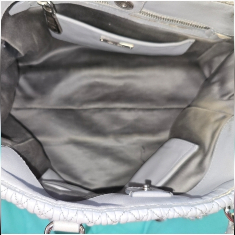 Miu Miu Gray Quilted Women's Bag - Picture 11 of 11